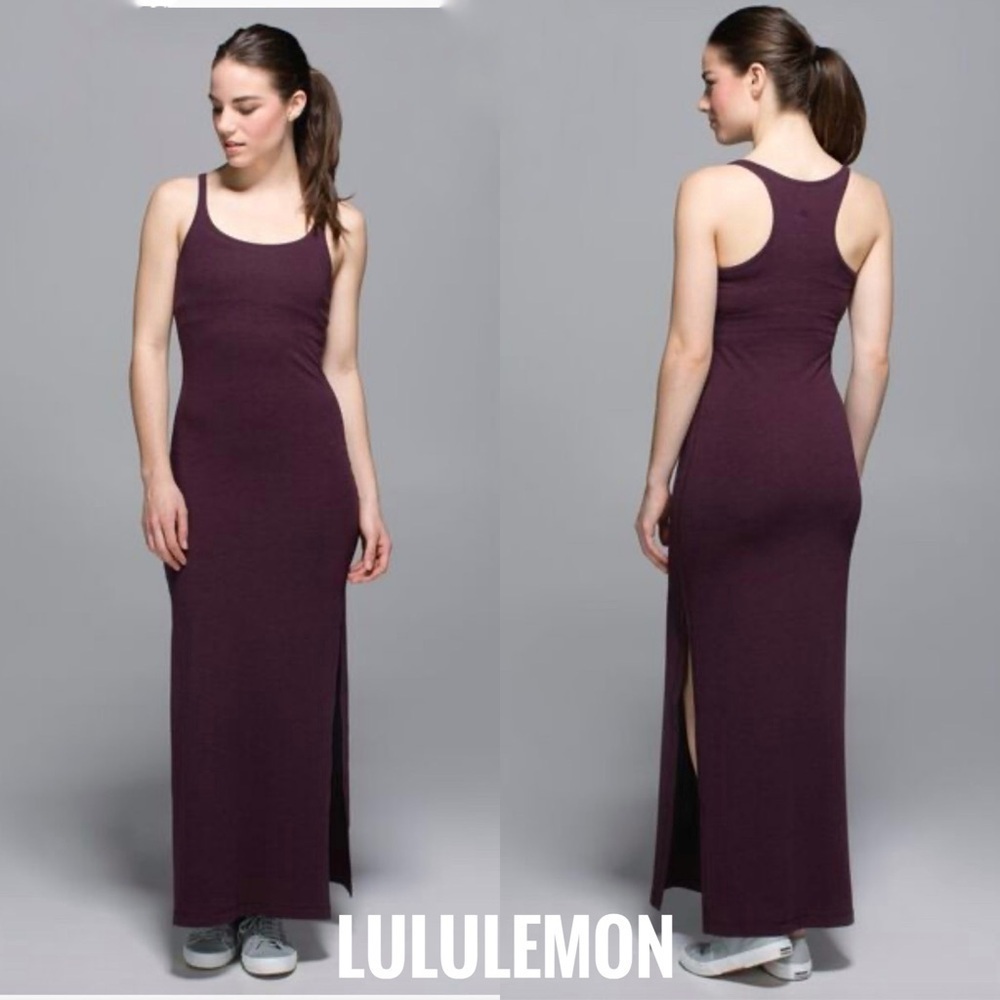 Lululemon Athletica Refresh Purple Maxi Dress size 4